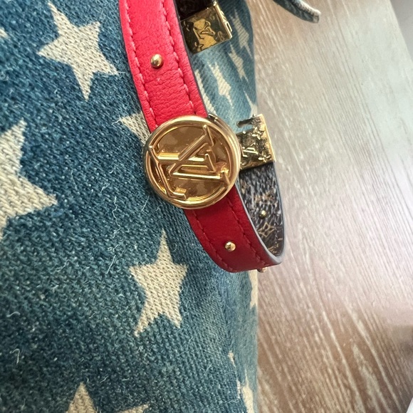 Louis Vuitton rouge and brown momogram bracelet like new - Picture 9 of 11